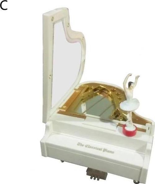 Balerin Figürlü Piyano Müzik Kutusu