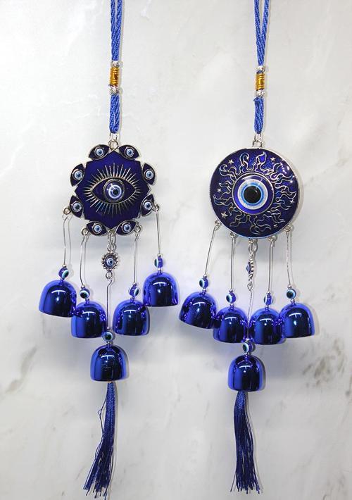 Metal Nazar Boncuğu Çan Model 10