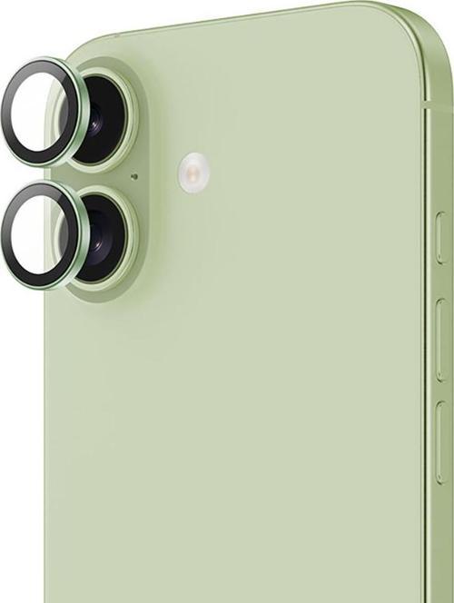 İphone 17 Uyumlu Glass Warrior Cam Kamera Lens Koruyucu Açık Yeşil