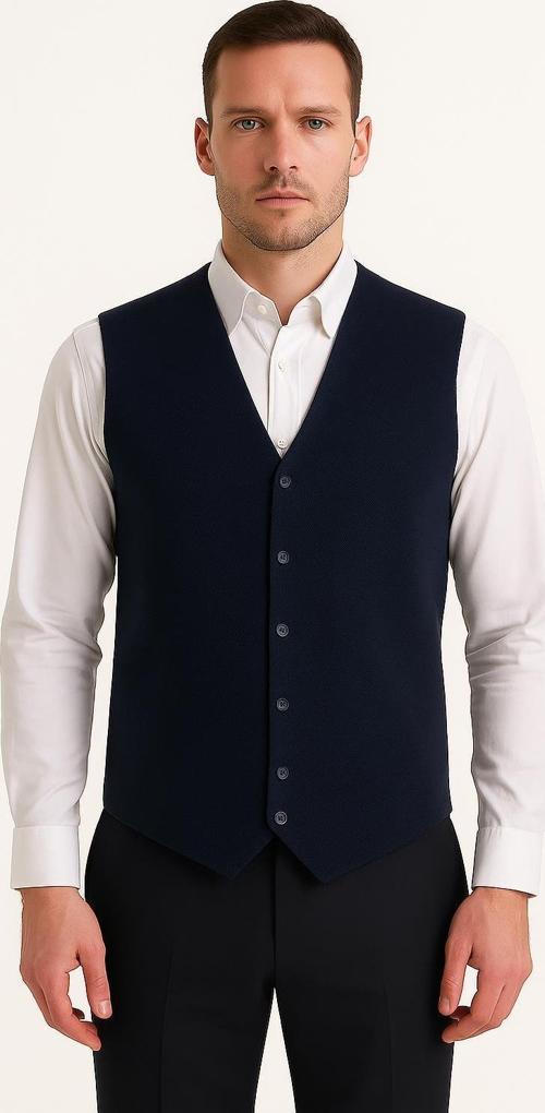 Herman Slim Fit Erkek Düğmeli Triko Yelek - 7461