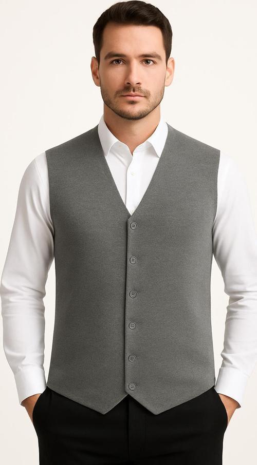 Herman Slim Fit Erkek Düğmeli Triko Yelek - 7461