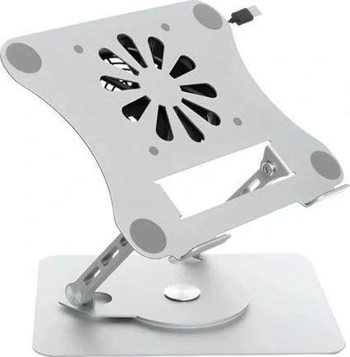 J41 360° Döner Metal Fanlı Notebook Stand,