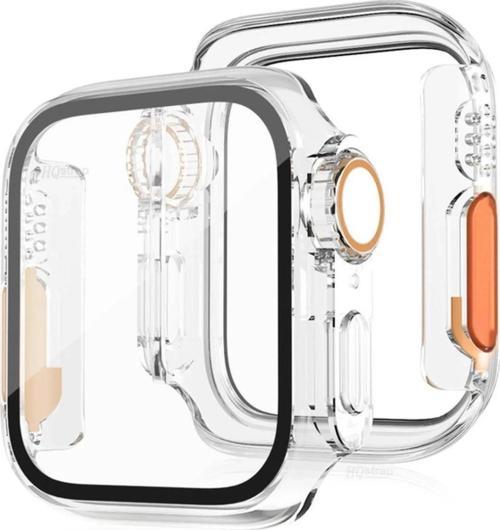 Apple Watch 40mm Watch 49mm Kasa Dönüştürücü ve Ekran Koruyucu - Şeffaf-(5796)