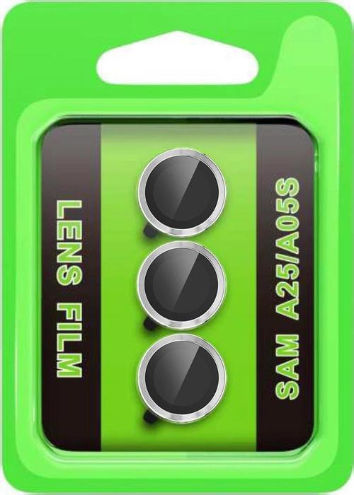 Samsung Galaxy A25 5G Raze Metal Kamera Lens - Gümüş-(5796)