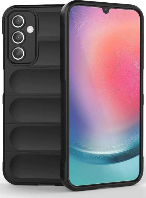 Samsung A36 Kılıf Optimum Silikon - Siyah-(5796)