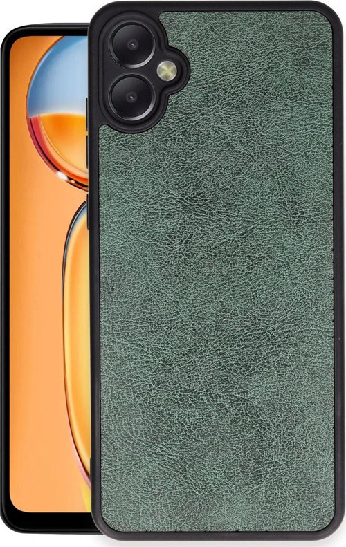 Samsung Galaxy A05 Kılıf Aras Deri Kapak - Koyu Yeşil-(5796)