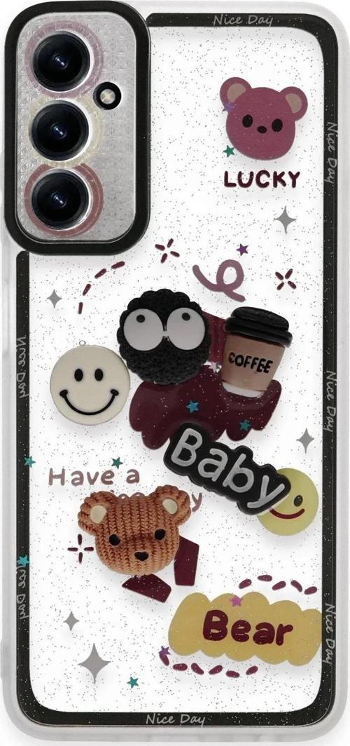 Samsung Galaxy A05S Kılıf Sweet Desenli Silikon Kapak - Sarı-(5796)