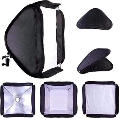 40X40Cm Tepe Flaşı Softbox Stüdyo Işığı Difüzör 40 X 40 Cm Softbox