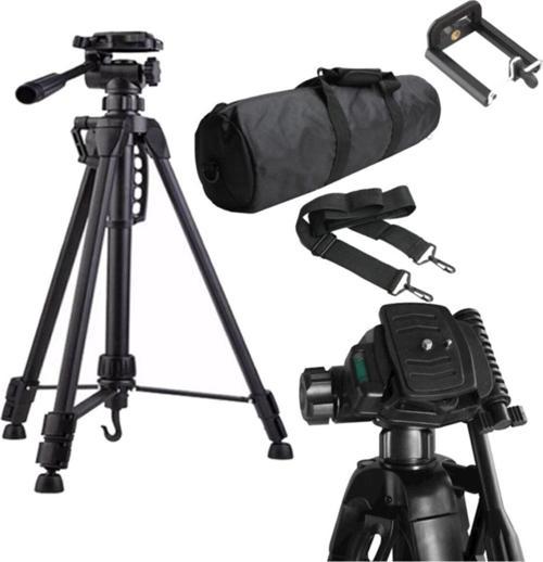 170Cm Profesyonel Dslr Tripod 5Kg Kapasite Canon Nikon Sony 5Kg Kap Telefon Tutuculu