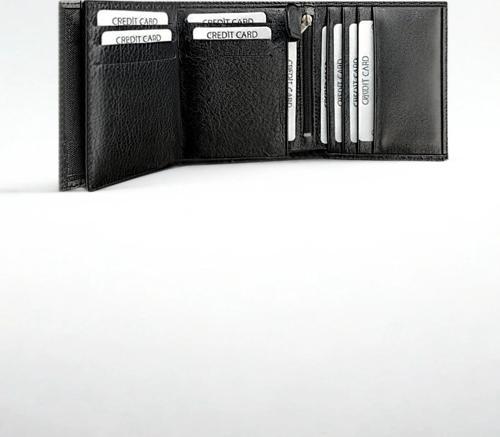 İsim Baskılı Hakiki Deri Cüzdan Fermuarlı 11 Kart Bölmeli Dik Model