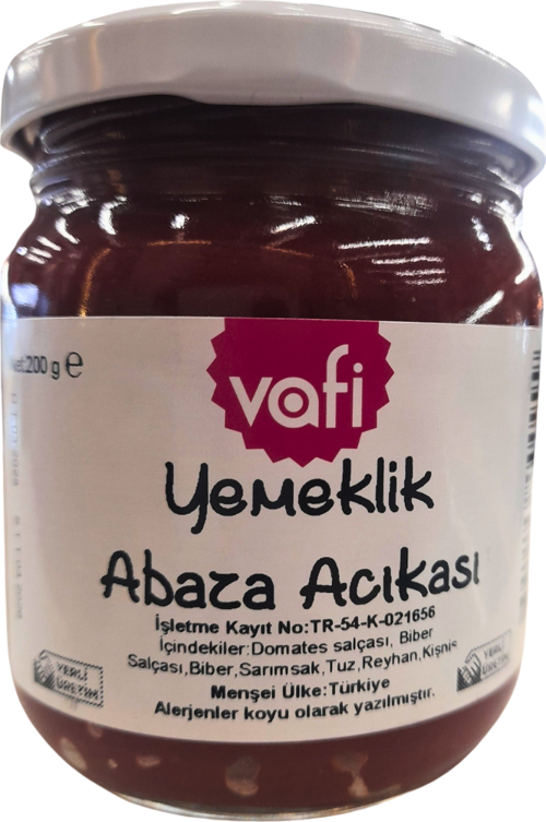 Yemeklik Abaza Acıkası 200 gr