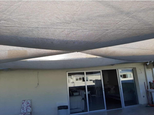 Yüzde 95'Lik Gri (Gümüş) Gölgelik File - 2X11 Metre - Branda - Çit Filesi
