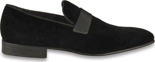 Moreschı Siyah Süet Erkek Loafer Ayakkabı 1487 39470
