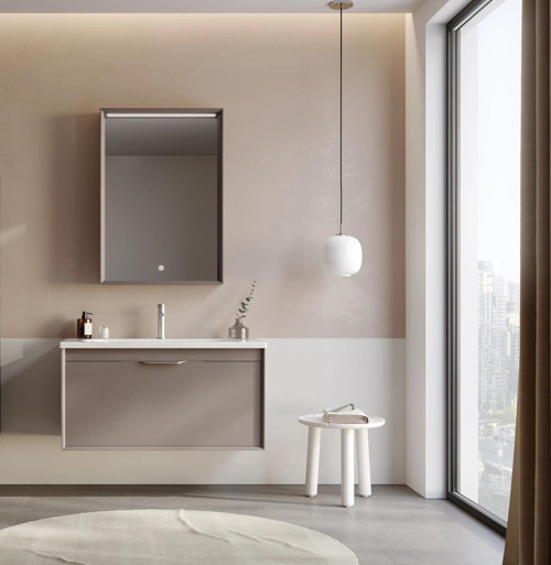 Clay 100 cm Toprak Banyo Dolabı Takımı
