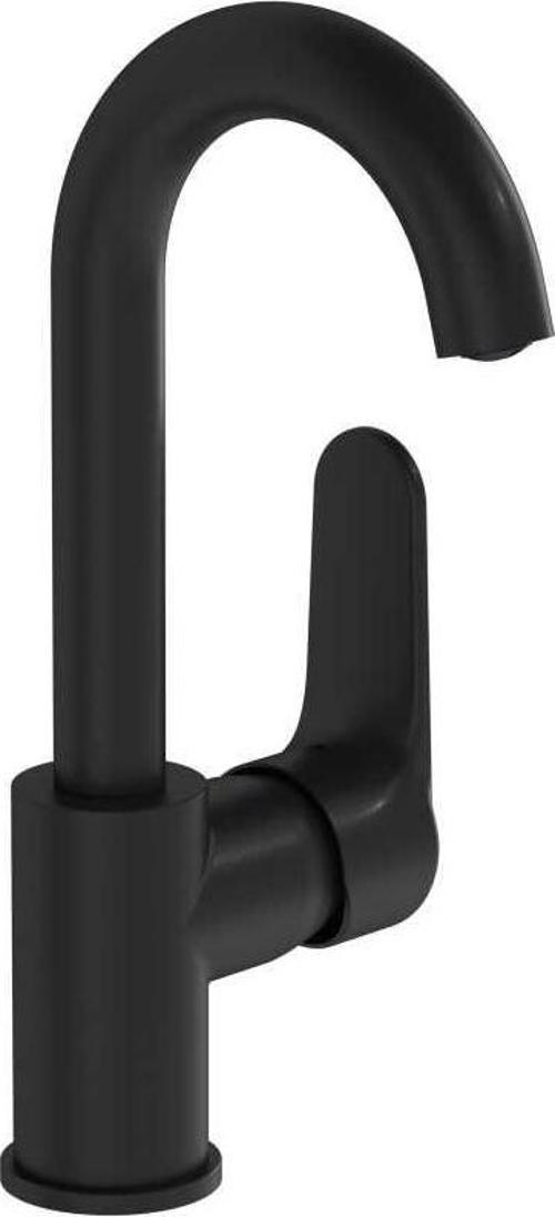 Lavabo Bataryası, Root Round, Döner Borulu, Mat Siyah, A4275436