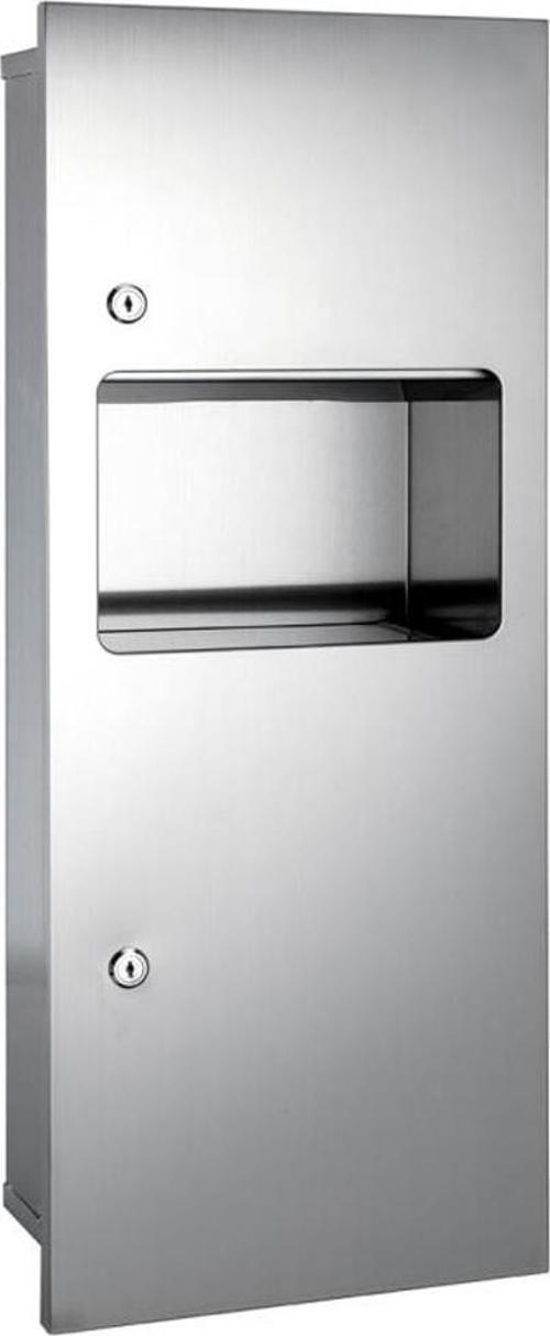 Arkitekta Kağıt Havluluk-Çöp Kovası, Paslanmaz Çelik, A44970