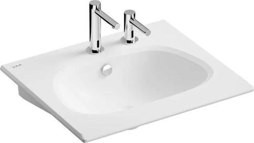 Lavabo, Frame, Etajerli, 60 cm, Beyaz (Entegre Temassız Sıvı Sabunluk Delikli) 5707B403-1514