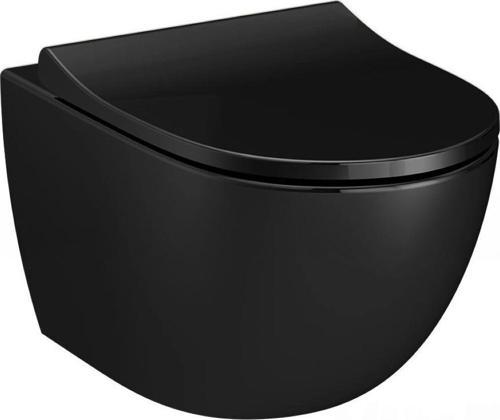 Asma Klozet Sento Rim-ex Kanalsız, Parlak Siyah, 7748B070-0559