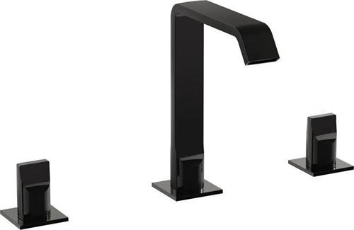 Lavabo Bataryası, Suit, 3 Delikli, Parlak Siyah, A4278439