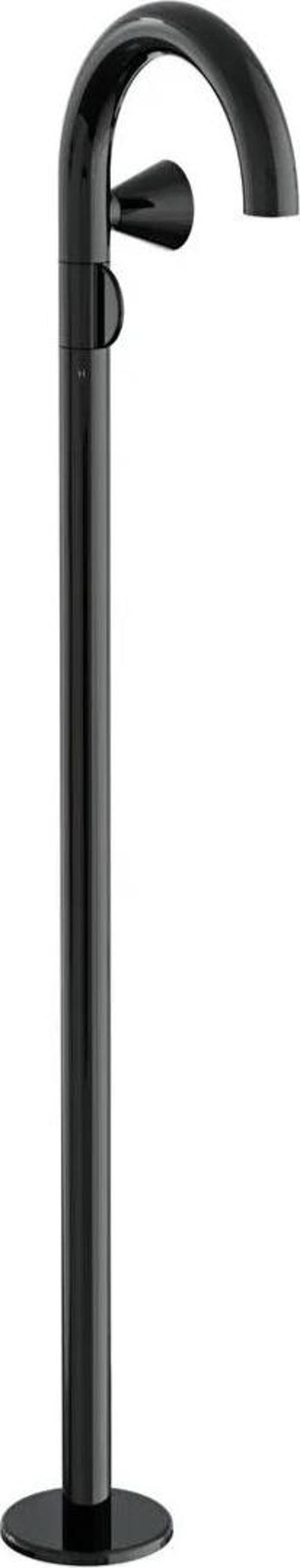 Lavabo Bataryası, Liquid, Yerden, Sağ El, Parlak Siyah, A4277539