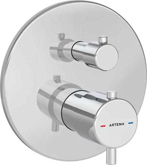 Banyo Bataryası, Flow Soft, Termostatik Ankastre  (V-Box Sıva Üstü Grubu) A43258