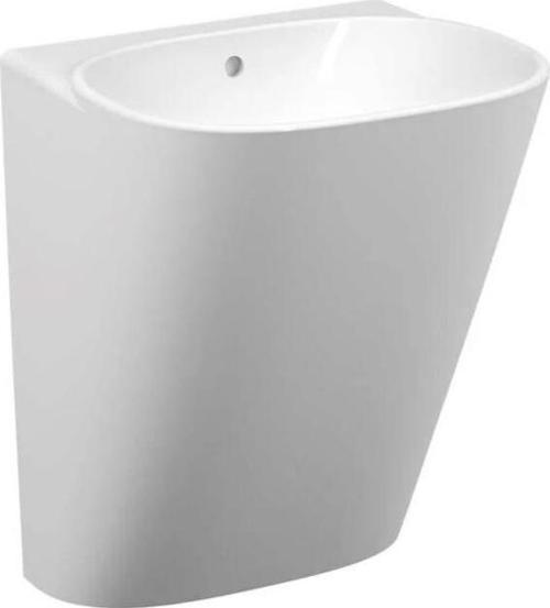 Lavabo, Frame Monoblok, 50 cm, Beyaz, Armatür Deliksiz, 5799B403-0012