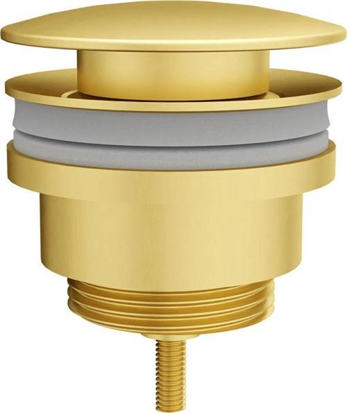 Origin Classic Yuvarlak Lavabo Süzgeci (Universal-Sabit) Fırçalı Altın, A4514825