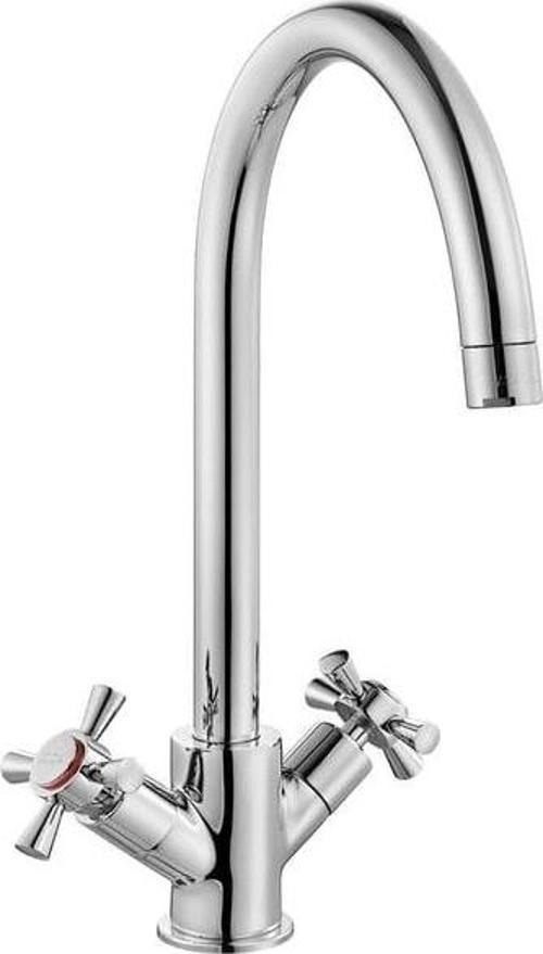 Quadrille Tek Gövde Mutfak Eviye Bataryası Krom, 102108488