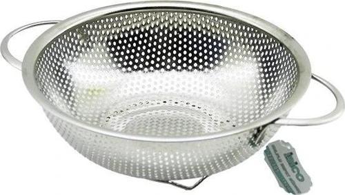 19cm Metal Kulplu Çelik Sepet Süzgeç İnce Tel Ayaklı