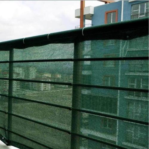 Yüzde 75'Lik Yeşil Gölgelik File - 6X15 Metre - Branda - Çit Filesi - Şeritli Halkalı