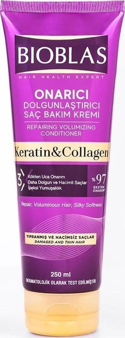 Keratin Collagen Onarıcı Dolgunlaştırıcı Saç Kremi 250 ml