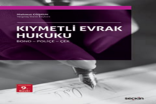 Kıymetli Evrak Hukuku Mahmut Coşkun