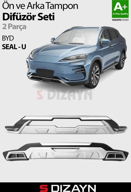 BYD Seal U Ön ve Arka Tampon Koruma Difüzör Seti 2022 Üzeri A+ Kalite