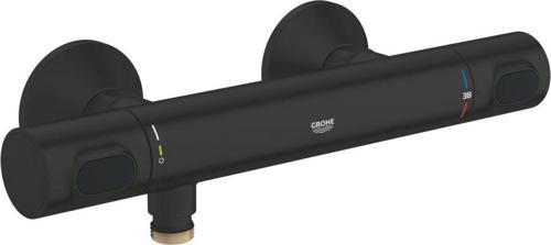 Grohtherm 500 Termostatik Duş Bataryası, Mat Siyah, 347932430