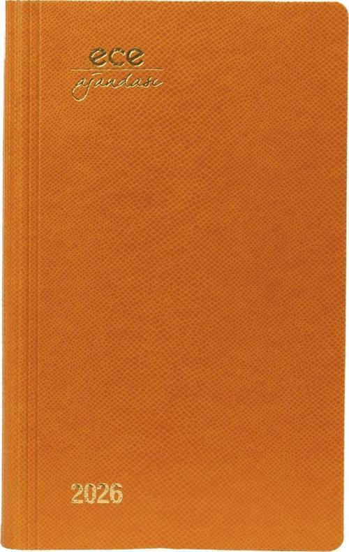 AJANDASI AKÇAY 2026 Safran - Günlük Çizgili 12x18