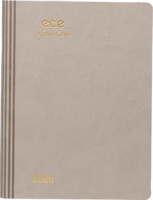 AJANDASI MARMARİS 2026 Vizon - Günlük Çizgili 12x16