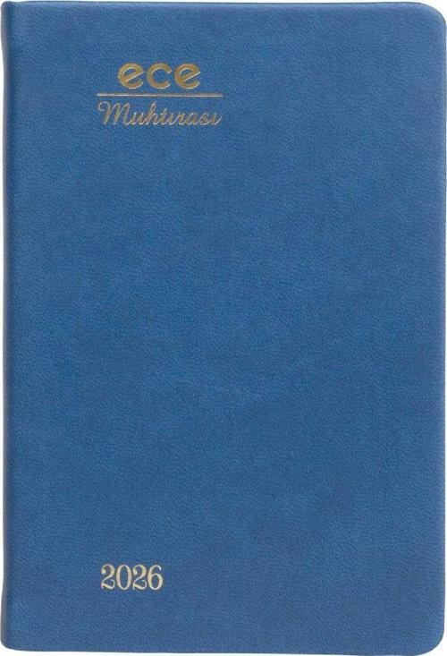 AJANDASI MUHTIRA 5D GALATA 2026 Lacivert - Günlük Çizgili Cep Boy 8,5x13