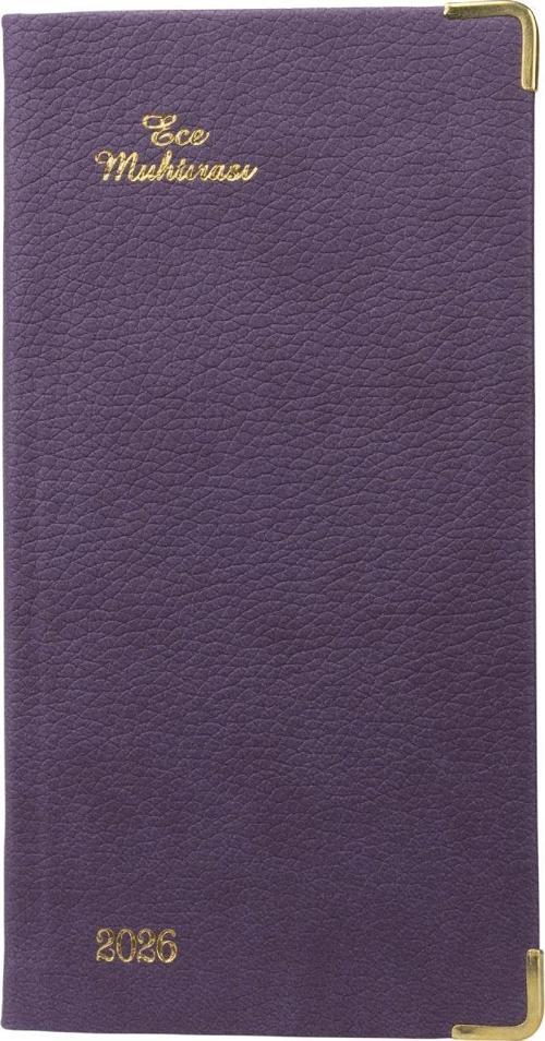 AJANDASI MUHTIRA 4DL KARAKÖY 2026 Mor - Haftalık Cep Boy 8,5x16