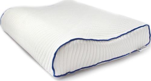 Şerit Mavi Boyun Destekli Ortopedik Visco Yastık