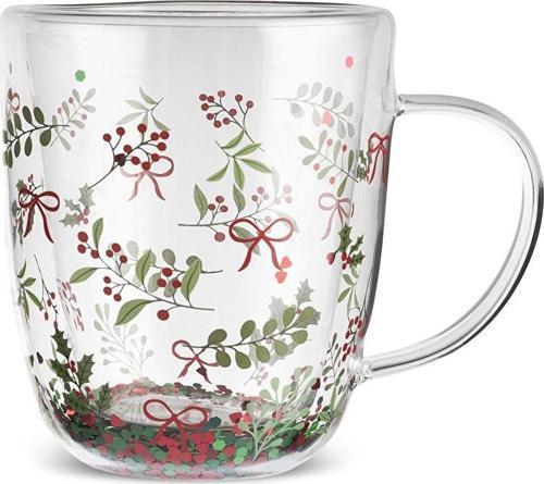 New Year Yılbaşı Pia Sprinkle Çift Cidarlı Kupa 350 ml