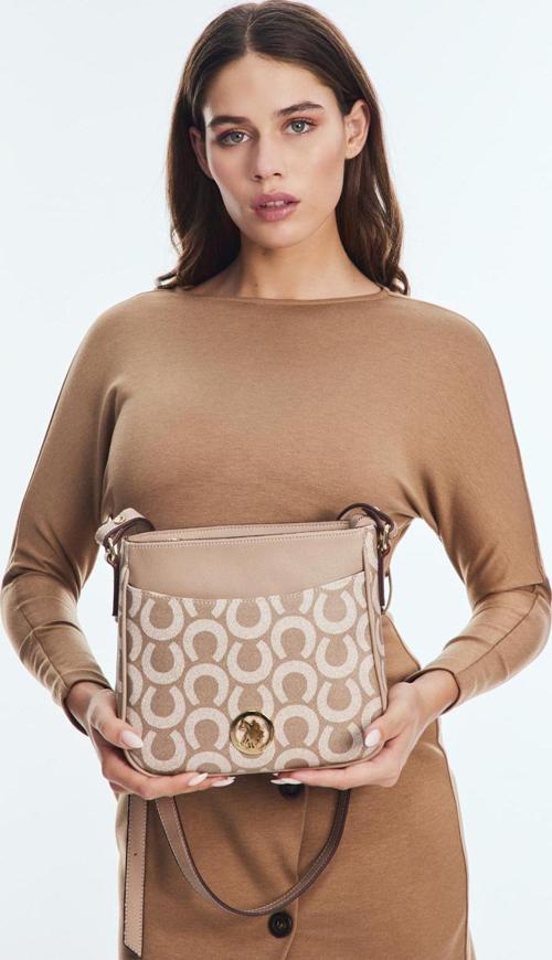 Kadın Omuz Çantası US24609 U.S. POLO ASSN. USPA LADIES BAG 04021 D.Stone(K.Tas)