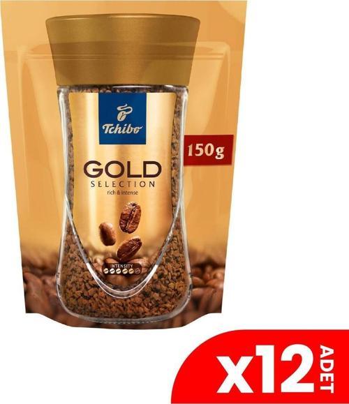 Gold Selection Çözünebilir Kahve Ekonomik Paket 150 Gr 12'Li