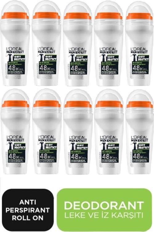 L'Oreal Paris Men Expert Erkek Shirt Proteck Leke Karşiti 48 Saatlik Koruma 50 Ml X 10 Adet ( Koli )