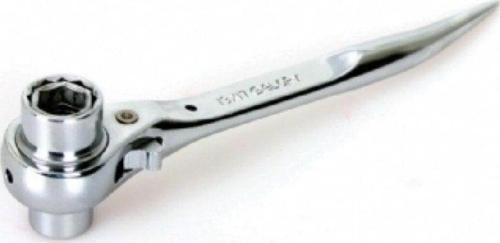 Kazıklı Lokma Cırcır Anahtar (4 Ölçü, Kısa) 14X19-17X21Mm