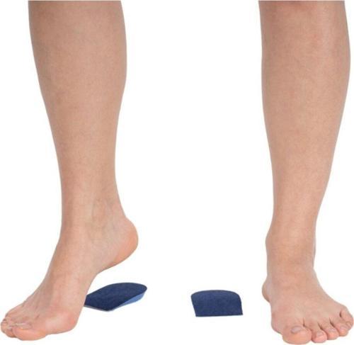 Kumaş Kaplı Silikon Epin Topukluk - Beden: S (W 714-S)