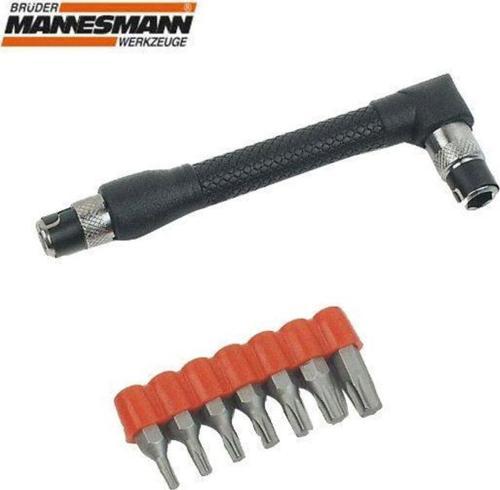 T Açılı Dar Yerlere Bits Tornavida Torx Set Made In Germany