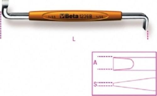1236B 0,8X4 Düz Z Tornavida