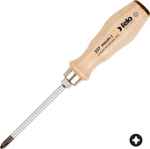 Ağaç Saplı Somunlu Yıldız Tornavida Ph 3X150Mm (337 Serisi)