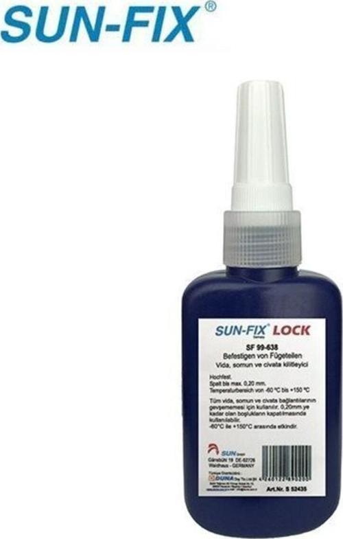 Sun-Fıx Cıvata Sabitleyici. 50Ml (Lock Sf 99-638)