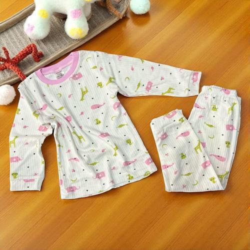 FİL BASKILI PİJAMA TAKIM - DİĞER MARKALAR - RZ0001 - Pembe - 4 Yaş - RZ0001-Pembe-4 Yaş Pembe